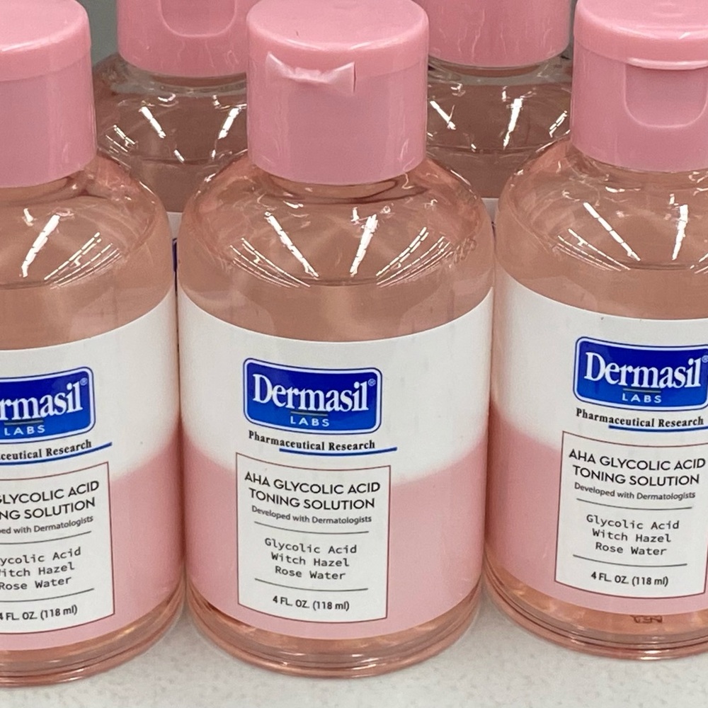 Dermasil AHA Glycolic Acid Toning Solution 3 pcs